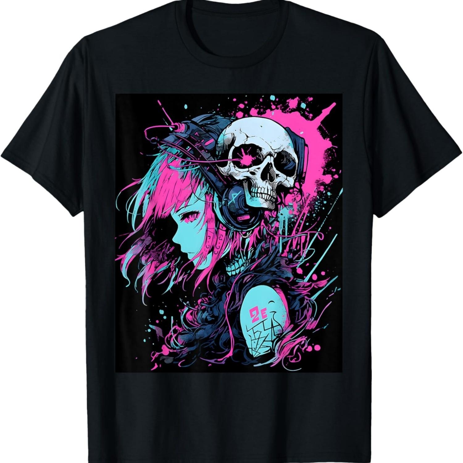 

Infuse E-Girl Style into Your Wardrobe with Trendy Design T-Shirt S чёрный