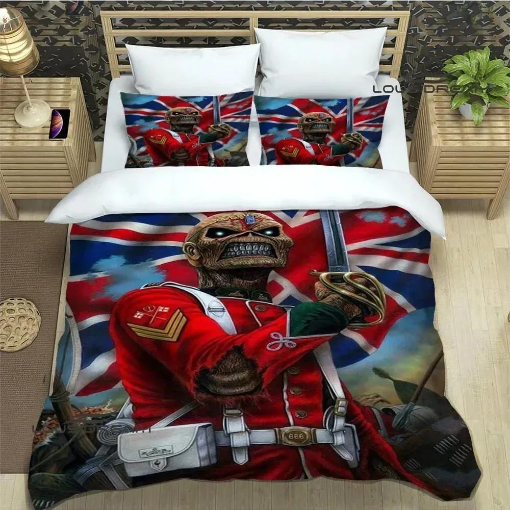 I-Iron-M-Maiden Bedding Sets Exquisite 3D Rock Band Bed Supplies Set Duvet Cover Comforter Set Bedding Set Rock Fans Gift