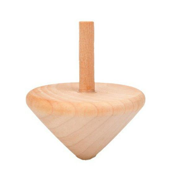 Traditional Wooden Spinning Top for Kids - Nostalgic Handcrafted Toy