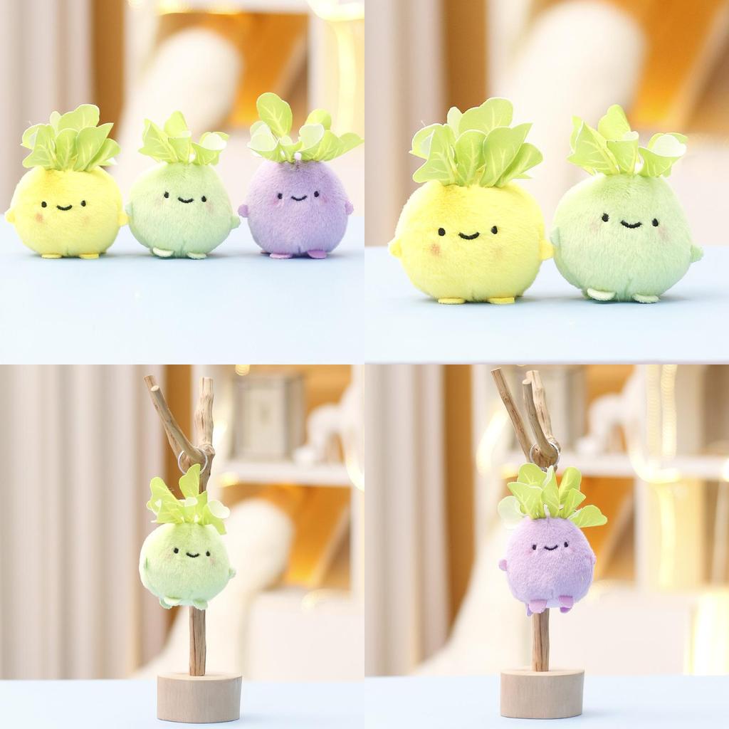 Soft And Plush Vegetable Cabbage Toy Lovable Doll Keychain Collectible For All Ages