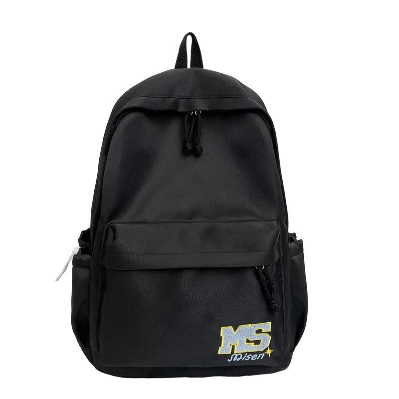 Middle School Student Backpack For Girls Trendy Letter Design Large Capacity Casual Travel Backpack Stylish College Student Backpack For Boys