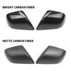 For Tesla Model 3 2017-2023 Matte Carbon Fiber Rearview Mirrors Guard Covers Caps Side Mirror Protector Exterior