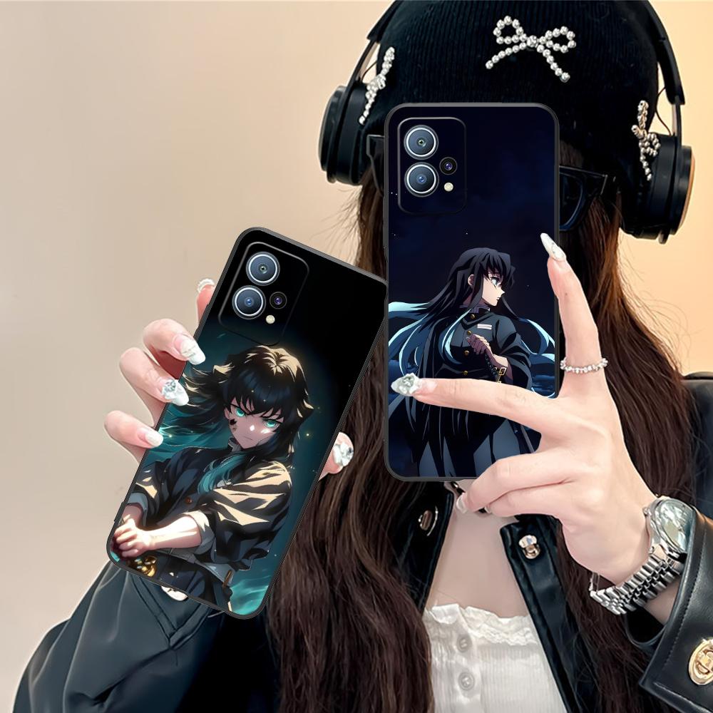 Demon Slayer Muichiro Phone Case for Huawei P60 P50 P40 P30 P20 P10 P9 P8 Pro Lite Plus Colour Protective Pretty Luxury Cover