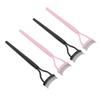 Eyelash Separator Stainless Steel Teeth Portable Cosmetic Brush Mascara Lash Definer with Comb Cover 4pcs