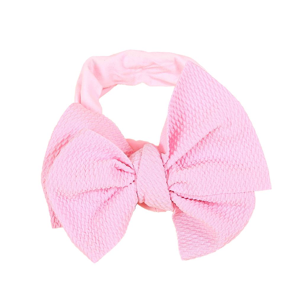 5inch Fabric Hair Bows for Baby Headbands Elastic Soft Newborn Headbands for Baby Girls Children Turban Infant Hair Accessories