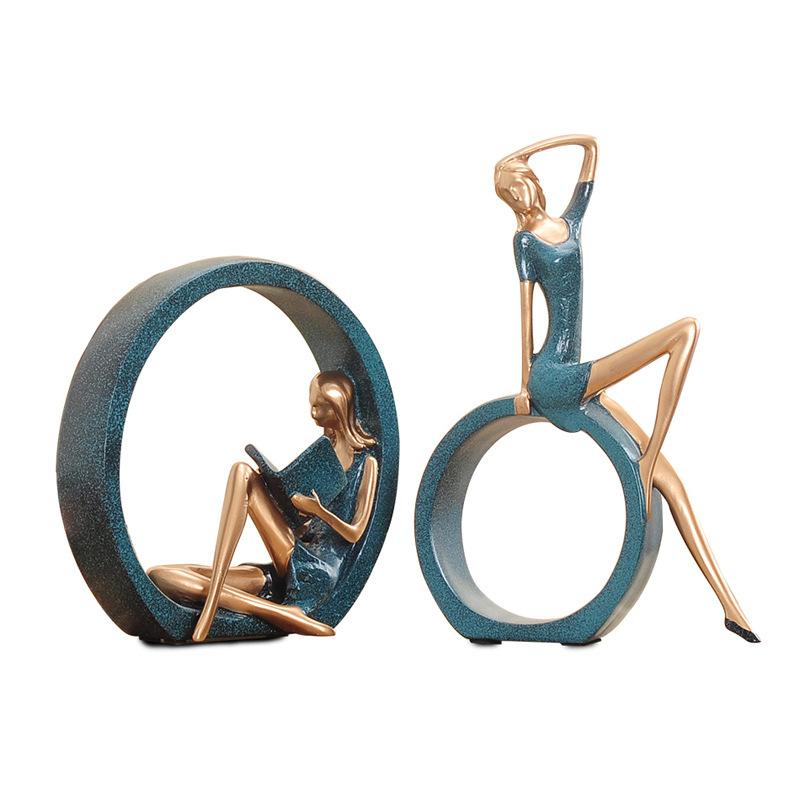 Modern Sleek and Unique Window Space Yoga Studio Ornaments Work Desk Decoration Home Living Room Wine Cabinet TV Cabinet Crafts