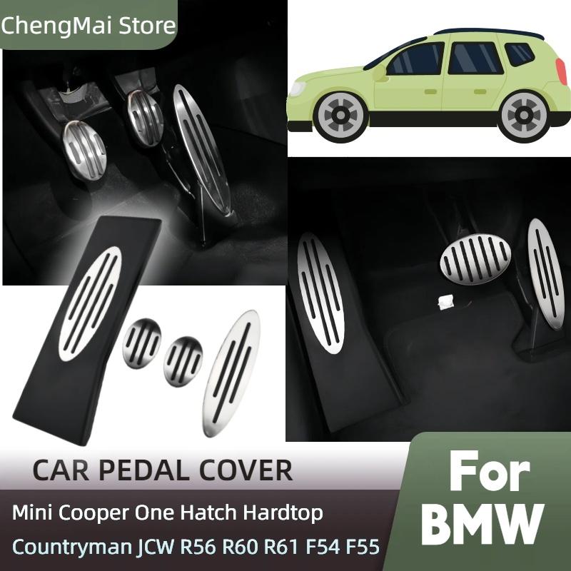 Car Gas Fuel Clutch Brake Foot Rest Pedal Pads Cover for Mini Cooper One Hatch Hardtop Countryman JCW R56 R60 R61 F54 F55