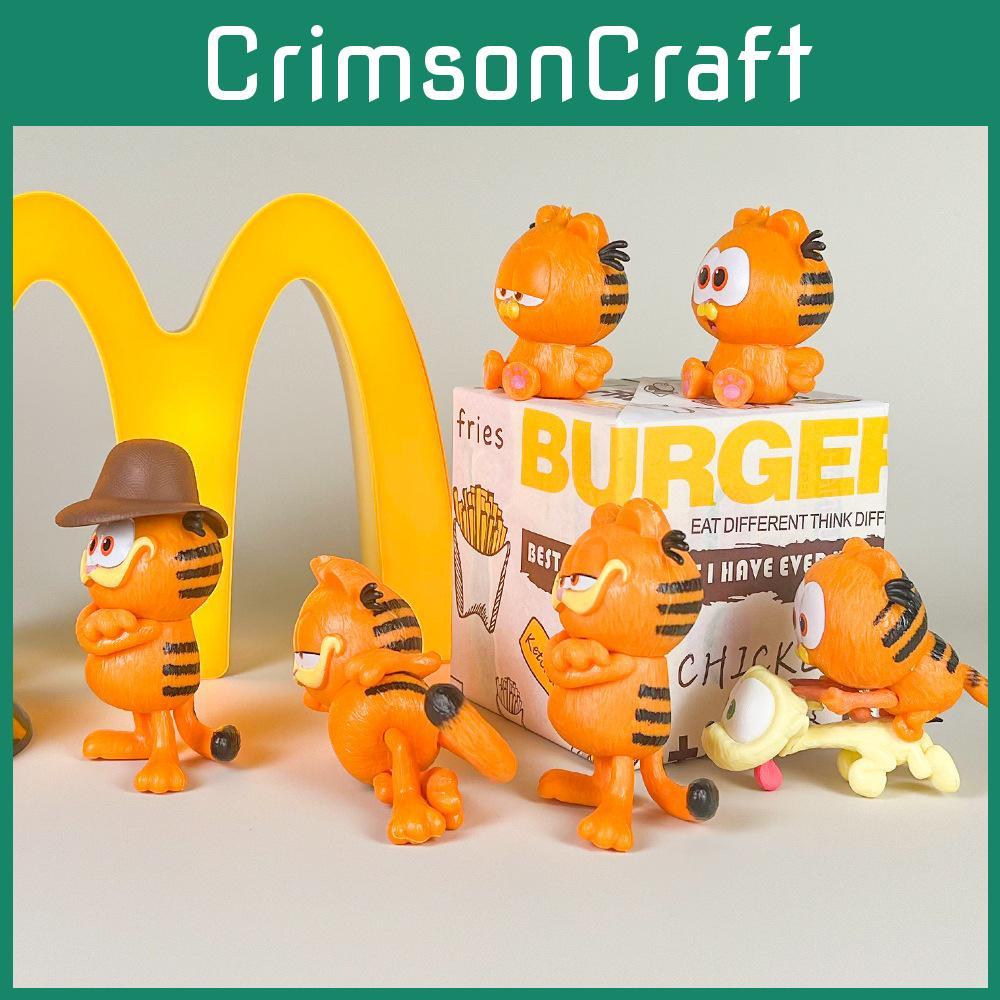 Die Garfield Show PVC Sammelfiguren Set Mit Niedlichem Cartoon Design Für Fans Und Sammler