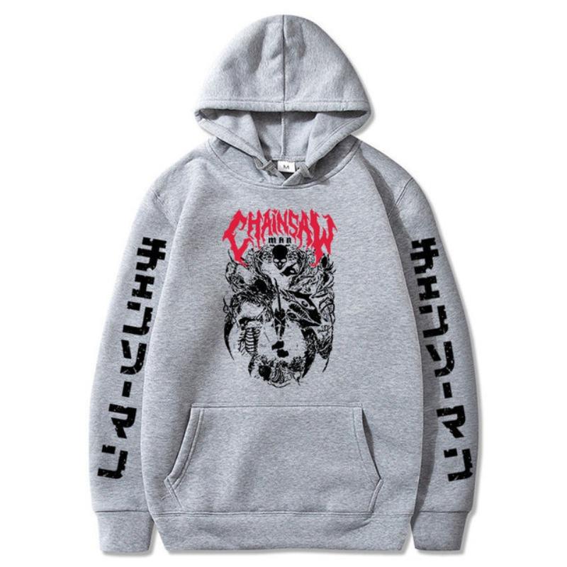 Chainsaw Man Reagan Murdock Hoodie Men Women Sweatshirt Print Unisex Style Autumn Winter Fashion Hip Hop Tops Clothes