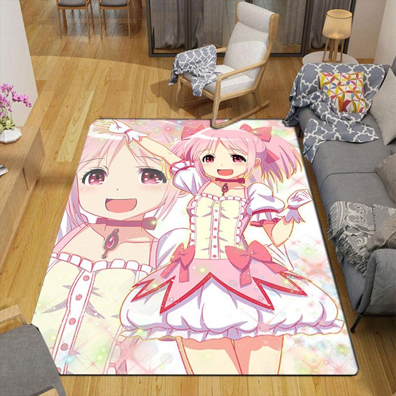 Kaname Madoka Rug Floor Mat for Living Room or Bedroom Soft and Comfortable Carpet a Gift for Birthday and Holiday.NFF0928474