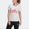adidas T Shirts Unisex White Crew Neck Moderate FM9446