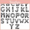Elegant Gold Silver 16" Foil Letter Number Balloons For Birthday Party Decor