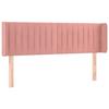 VidaXL LED Headboard Bedroom Furniture Double Bed Accessory Head of Bed Frame Interior Pink 3123527