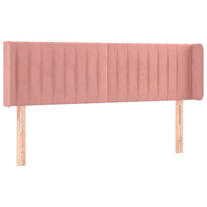 VidaXL LED Headboard Bedroom Furniture Double Bed Accessory Head of Bed Frame Interior Pink 3123527