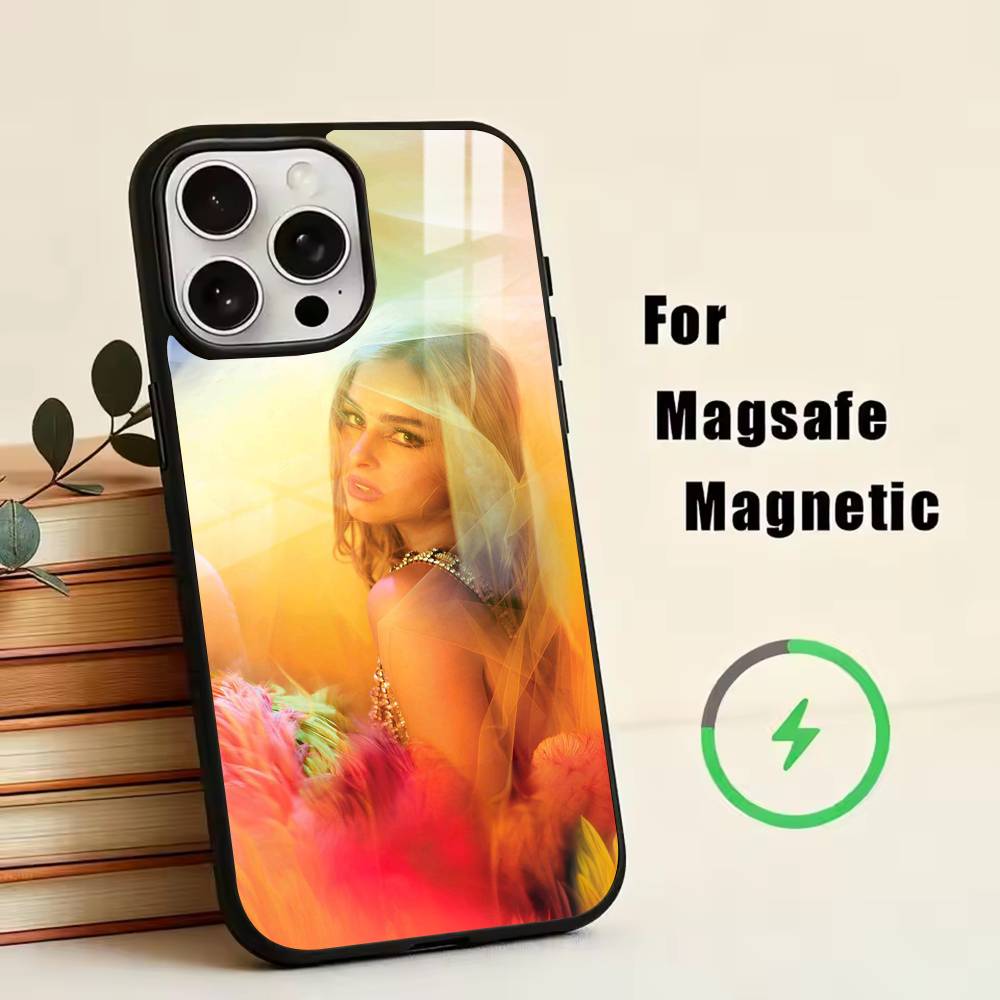 Singer-Addison Rae  Phone Case For iPhone17,16,15,14,13,12,11 Plus,Pro Magnetic with Magsafe Wireless Charging
