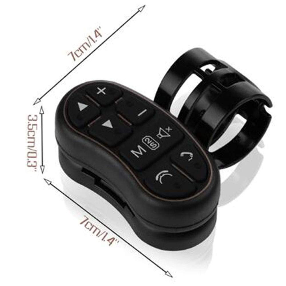 PolarLander Handsfree Bluetooth 8 Buttons DVD GPS Player Phone Steering Wheel Control Key Audio Volume