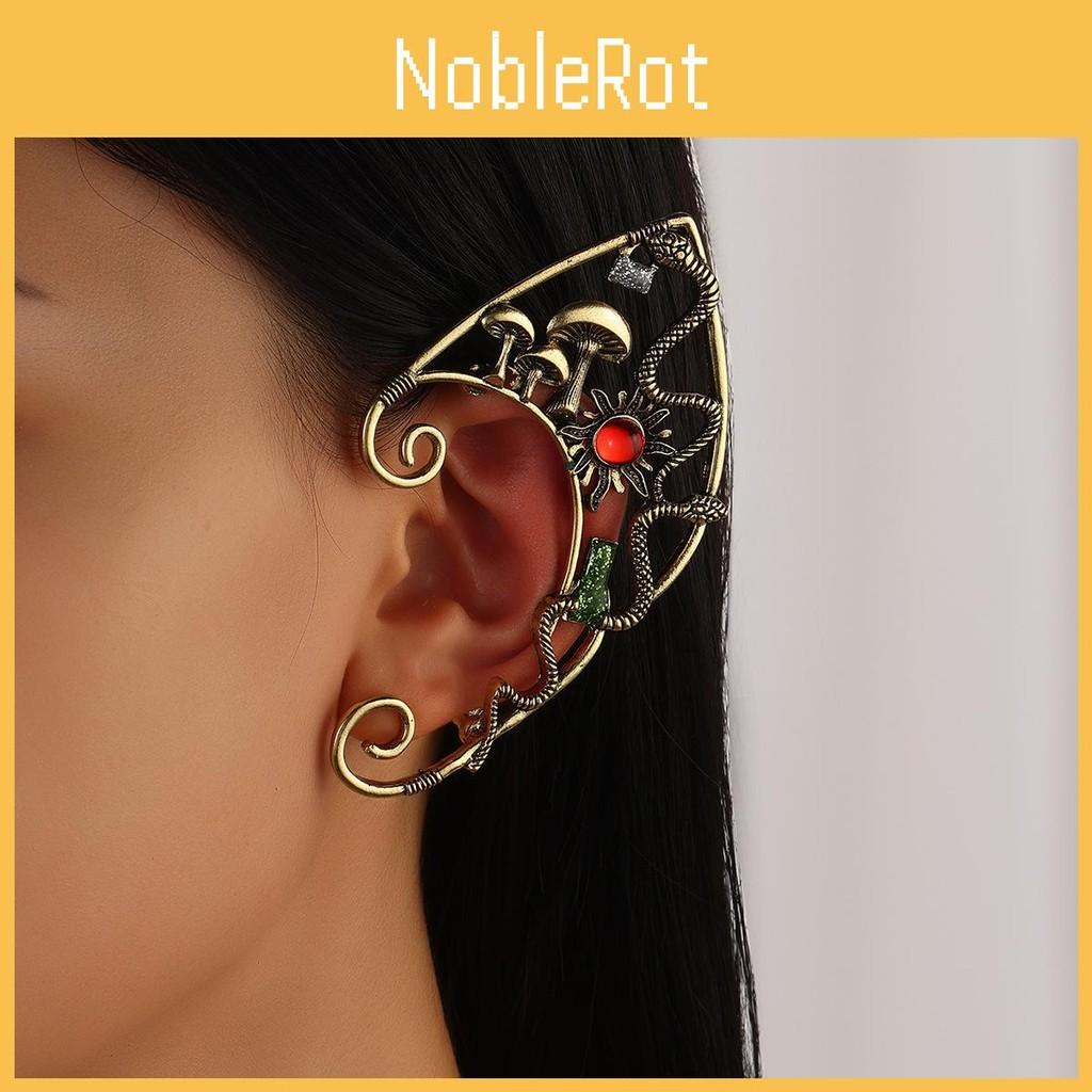 Cuff Vintage Snake Earrings For Women With Alloy Material And Animal Pattern For Use Daily