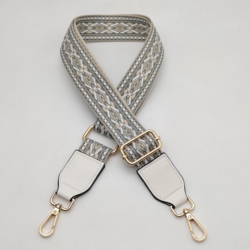 

Регульований шкіряний ремінь кросбоді - Жіночий плечовий аксесуар Gold Hook