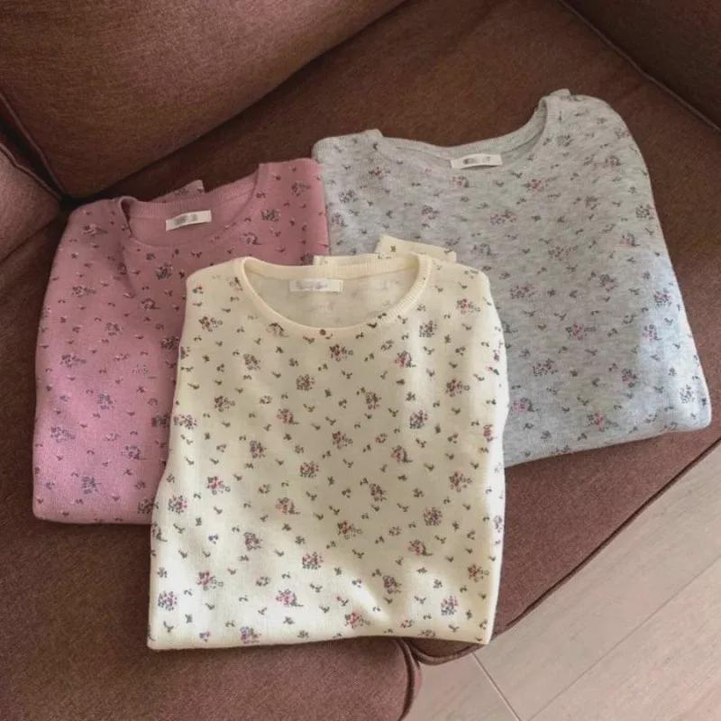 Шикарный цветочный вязаный свитер - облегающий весенний топ для женщин Small