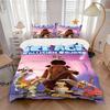3pcs Ice Age Collision Course Disney Printed Bedding Set, Soft and Comfortable Quilt Cover for Bedroom, Guest Room F045
