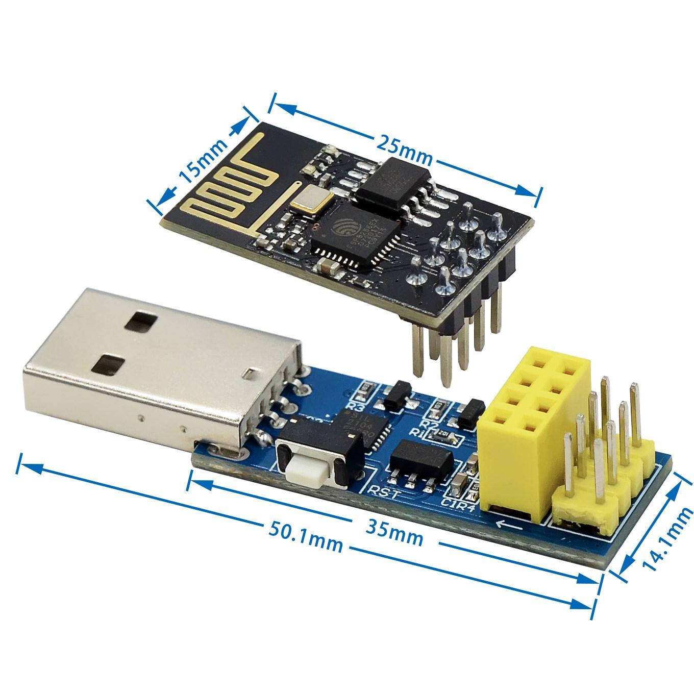 

1 шт. Модуль WiFi ESP8266 ESP-01/ESP-01S Адаптер Завантаження Налагодження ДЛЯ ST-Link Комплект IDE USB до ESP8266 ESP-01s DIY Комплект для Arduino
