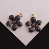 10Pcs/Set Enamel Alloy Flower  Charms Pendant Jewelry Findings Diy Craft Making