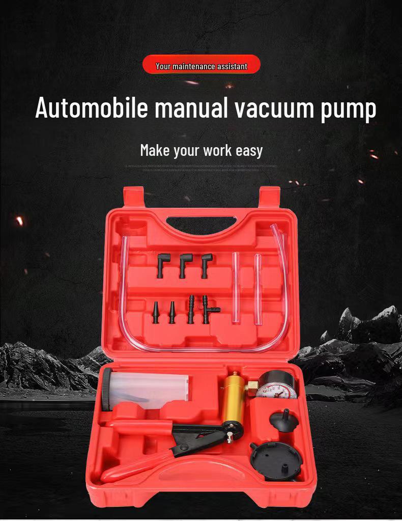 Manual Vacuum Pump for Car Air Conditioning & Brake Oil Extraction