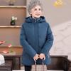 Yalu Women's Winter Hooded Padded Coat for Middle-Aged & Elderly