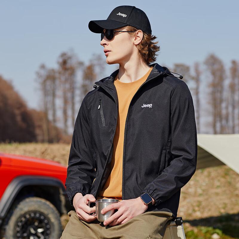 JEEP Men's Sporty Casual Hooded Jacket