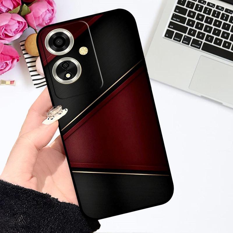 For OPPO A79 5G Case For OPPO A79 Cover Funda Coque Flower Painted Cartoon Silicone Soft TPU Phone Bumper For OPPO A79 5G Covers