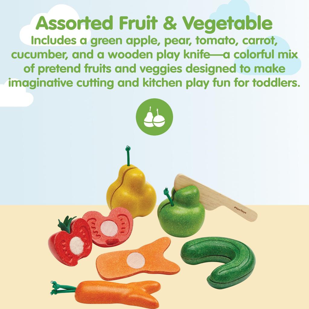 PLANTOYS JAPAN Fruit Vegetable 3495 One-Key &