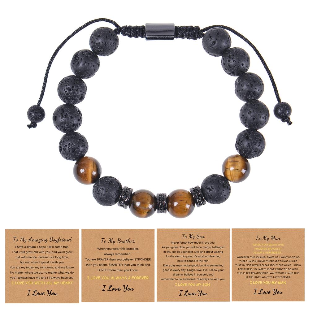 JYL TS Bracelet Couple's  Eye Beaded Enhances Affection & Luck