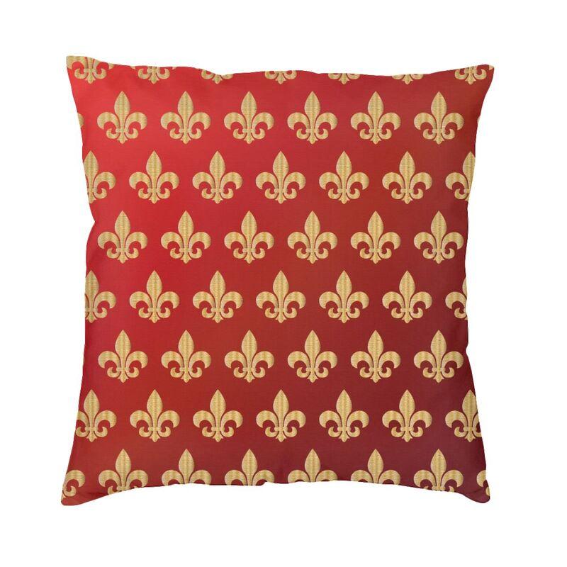 Royal Fleur De Lis Cushion Covers FleurDeLys Lily Flower Velvet Modern Pillows Case Home Decor