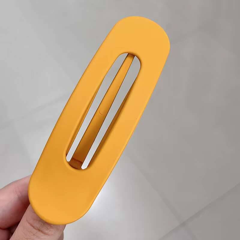 Korean Frosted Flat Hair Clips For Women Large MaHtte Hairpins Hairgrips Big Clip Bangs Barrettes Girls Hair Accessories