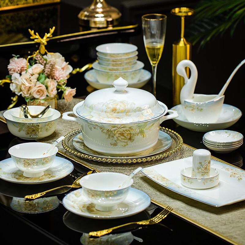 Jingdezhen European Bone China Dinnerware Set