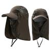 Hat Sun Fishing Cap Beach Wide Cover Face Anti-UV Sun Protection Foldable Cycling Quick Dry Waterproof Men Women for Hunting Camping Hiking Climbing