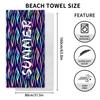 Printed Beach Towel Seaside Vacation Double-sided Velvet Quick-drying Beach Bath Towel Color Printed Absorbent Towel