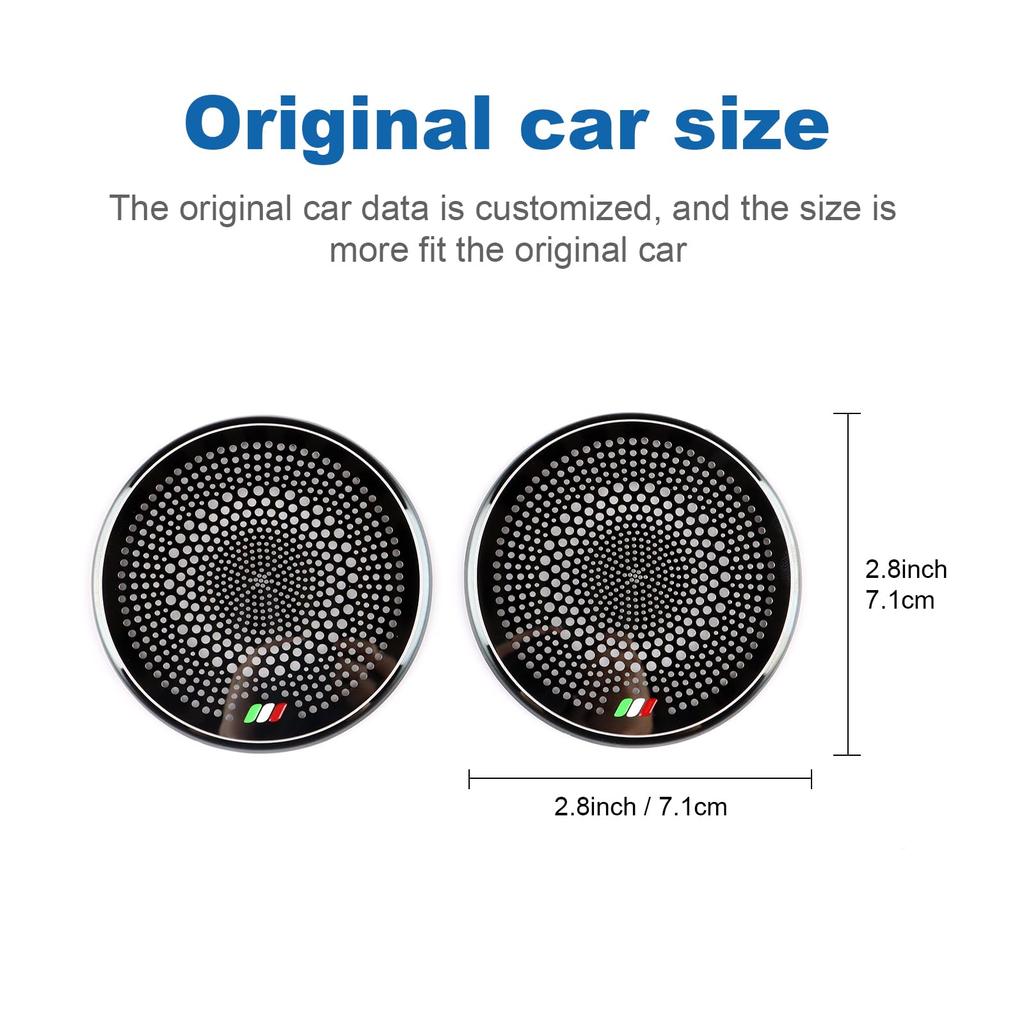 FDAIUN Car A Pillar Speaker Metal Protective Cover Genuine Replacement