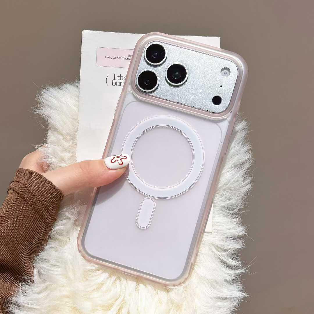 

Frosted Solid Magnetic iPhone 14/13 Compatible PROMAX Case - Drop-proof Full Coverage 14 Pro Max