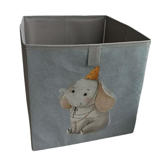 Durable Fabric Storage Bin Foldable Box with Handles, Non-woven Organizer, Collapsible Large Capacity Square Bin, for Clothes Toys Closet Moisture