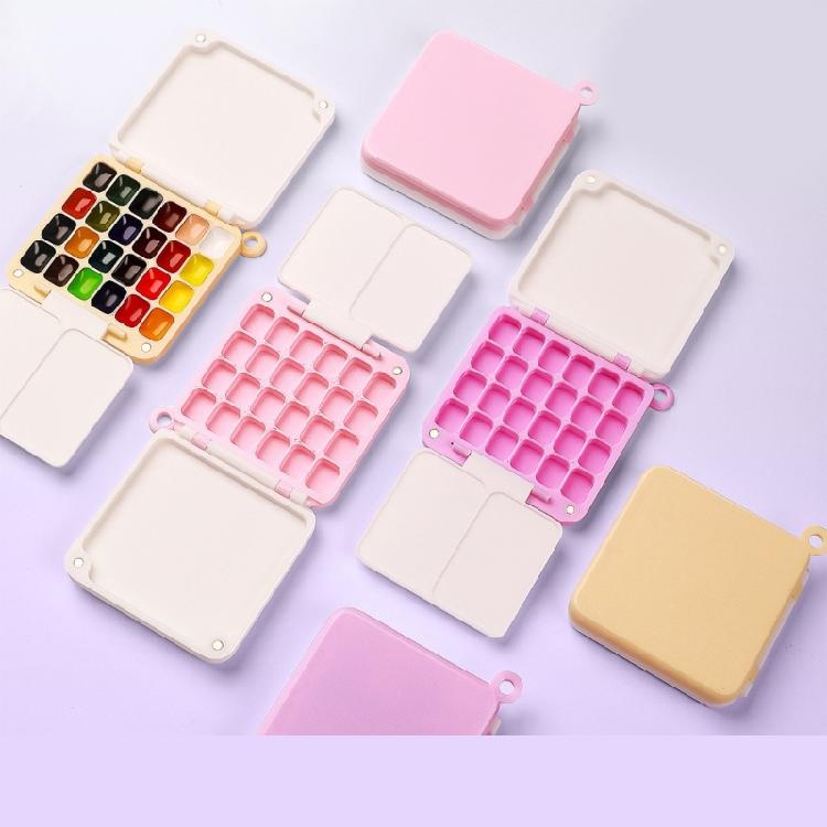 Kleine Verfpalet Verfbakje Reis Verfhouder Verf Organizer Doos, Mini Verfdoos Vakjes Ontworpen Voor Kunst