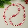 Christmas Candy Garland Plastic Peppermint Candy Bead Christmas Tree Garland for Xmas Tree Wreath Fireplace Holiday Party Supplies
