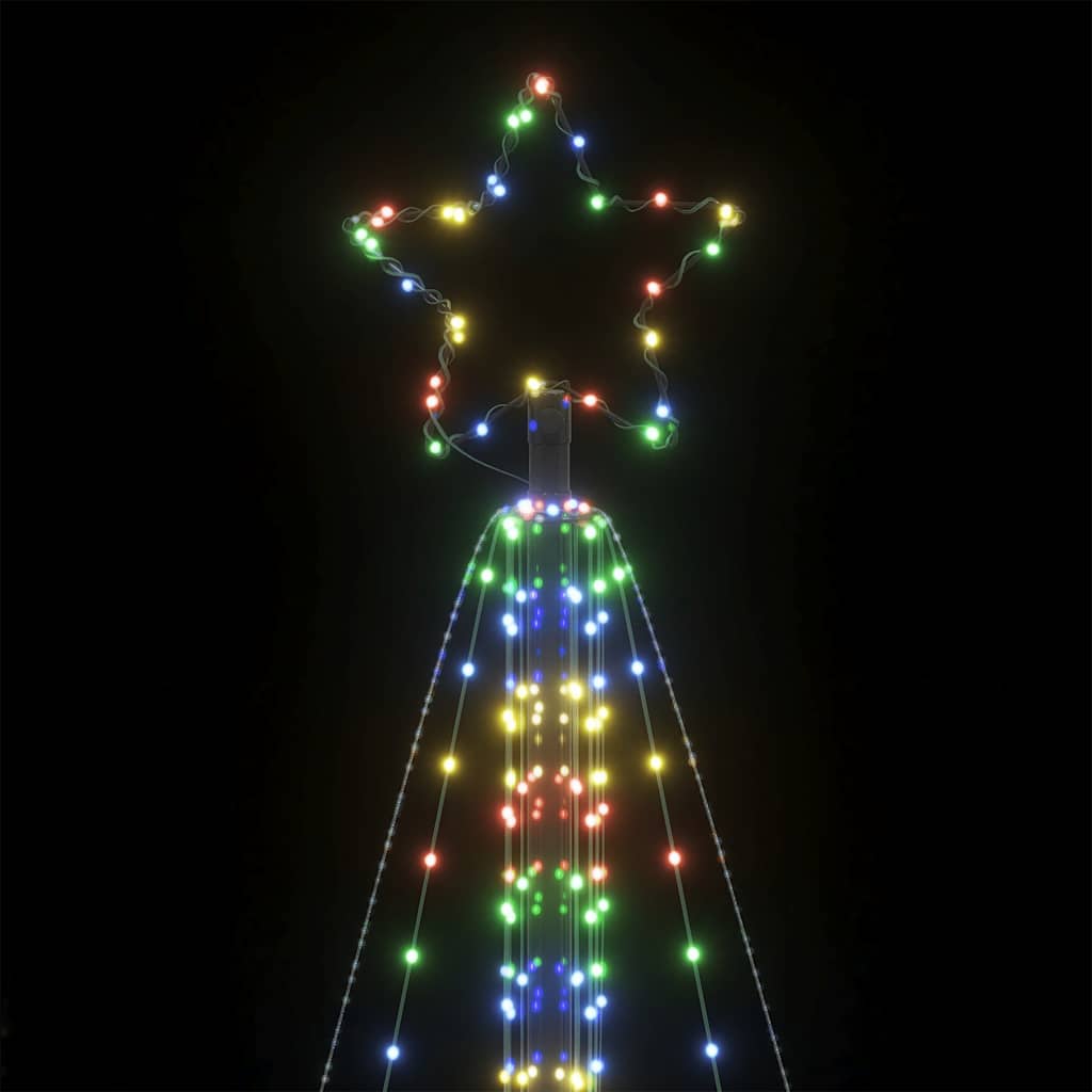 LED Christmas Tree 861 Multicolor LEDs 478 Cm