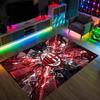 AC Milan Design Crystal Velvet Carpet Cozy Non?Slip Printed Rug For Bedroom Living Room Entrance