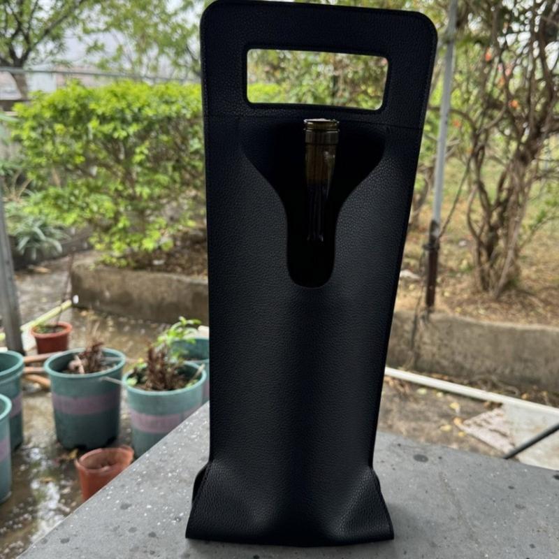 Leather Wine Bag Wine Gift Bag Bottle Carriers Perfect for Wine Tasting Parties