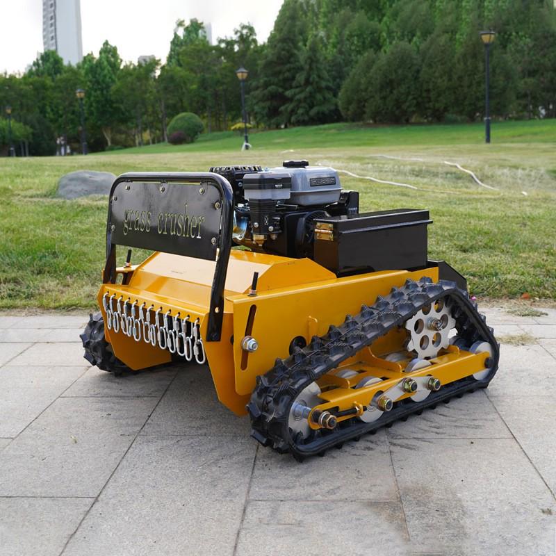 Gasoline-Powered Crawler Mower & Mulcher for Weeds - CE Certified, Export to Russia