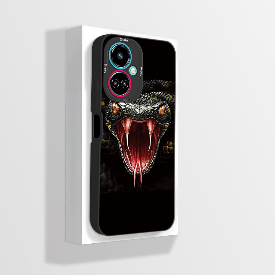 For Tecno Camon 19 Case Camon 19 Pro Neo Phone Case Astronaut Flower Camera Protection Anti Drop Liquid Silicone Soft Back Cover
