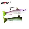 FTK Fish Type Lead Head Soft Fish 5.5cm10g 7.5cm25g 11cm 45G Road Sub-bait Crank Hook Artificial Soft Fish Bionic Bait