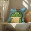 Surprised Cat Funny Party Pattern Cushion Cover DoubleSided Plush Sofa Cushion Covers Organic Breathable Invisible Zipper