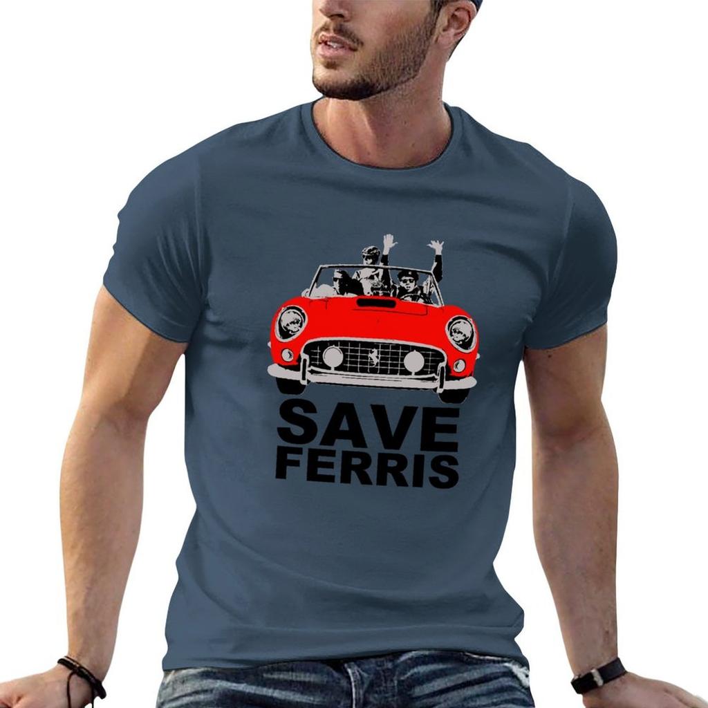 Save Ferris Tshirt Anime Stuff Cute Tops Unisexs Graphic Tshirts